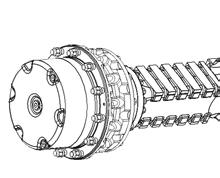 CENTER JOINT BEARING Front and rear frame are connected at the steering point with bolted pins, which have proven its worth in practice.