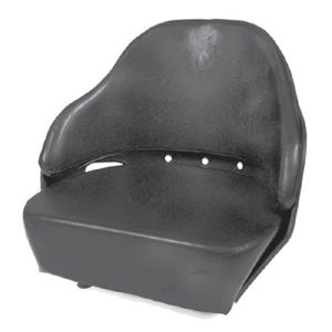 API # 39935002 Round or Wrap Around Seat Back with slide adjusters & vinyl cover, no suspension Log Skidders - Pre Suspension 200 series, 300 series, 400 series & 500 series
