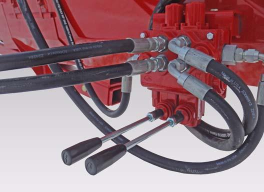 Operation - 3" Backsaver Auger Winch Operation Figure 9 Adjusting Flow Control Valve Figure 9 Move the lever (Item ) [Figure 9] down to raise the boom cable (wind cable).