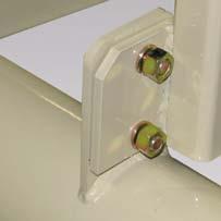 Install one / flat washer on two / x bolts (Item 3) [Figure 9], install the two bolts through the top holes (both ends).