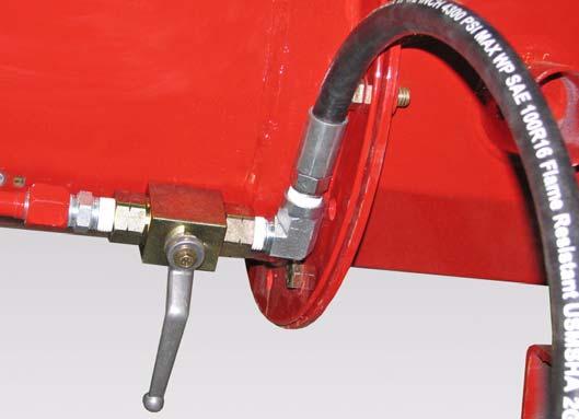 Assembly - 3" Backsaver Auger Figure B-0706 Install hose assembly (Item ) into the hydraulic tube (Item )