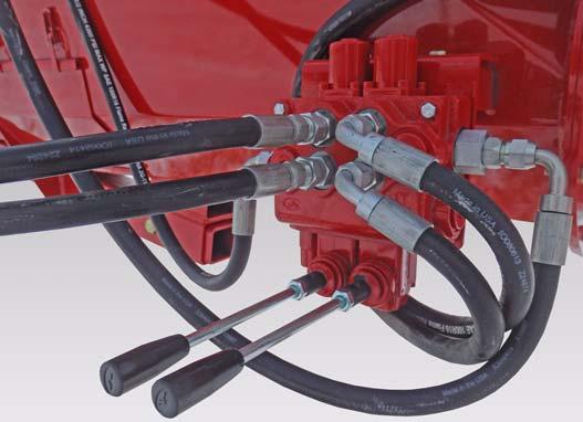Assembly - 3" Backsaver Auger Figure 50 B-0786 Install the left wheel motor hydraulic hose (Item ) [Figure 50] onto the upper left