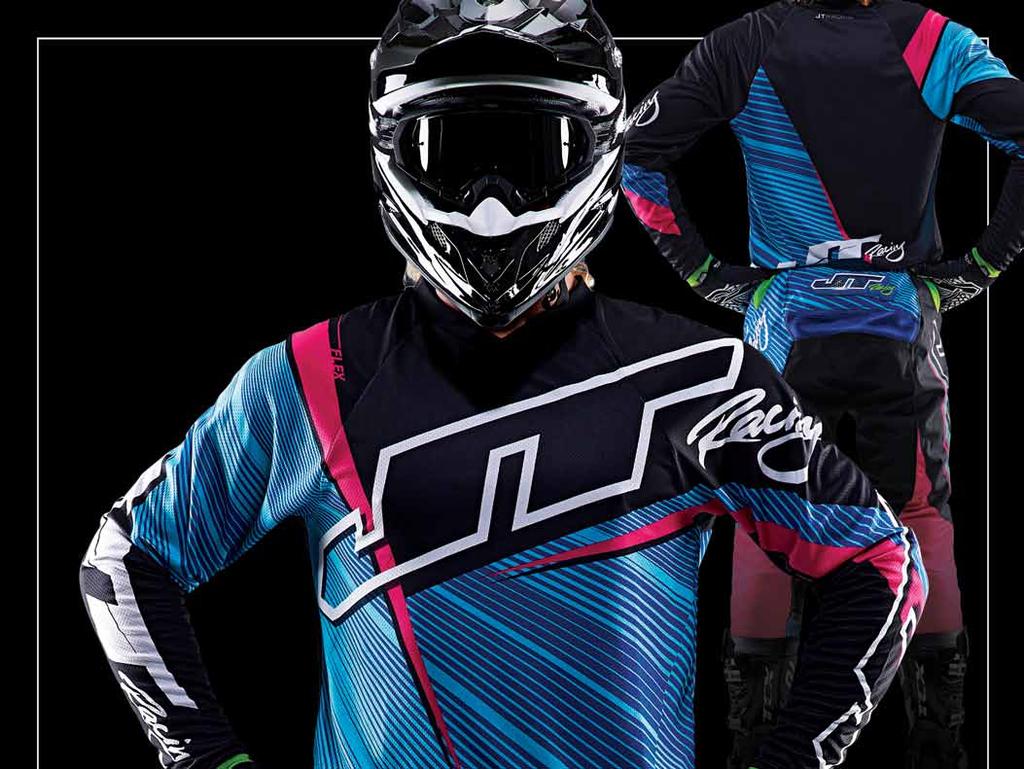 34 JT RACING _ 2014 MX FLEX Serving you the finest entry level gear on the market is the all new FLEX series.