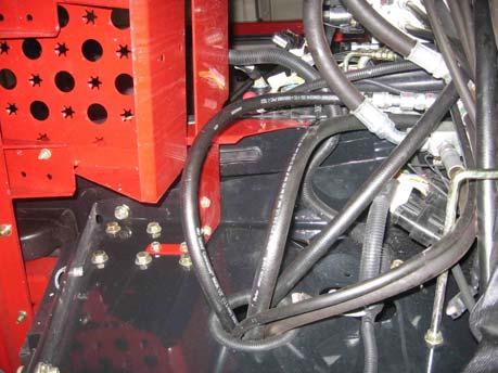 ELECTRICAL INSTALLATION Locate supplied wire harness with long length