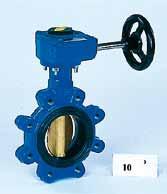 Butterfly valves 32-300 mm Summary Applications and main characteristics Industrial processes and general services Applications : Designed for domestic or industrial gas networks.
