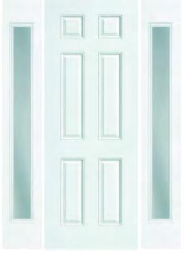 8 Entry Doors Smooth Fiberglass and