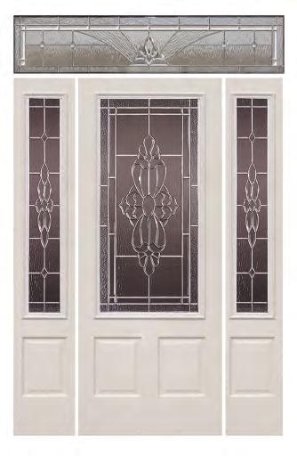 Magnolia Collection All panels available in steel, and All glass available in zinc and patina Transoms available for 1/0-3/0-1/0 units only