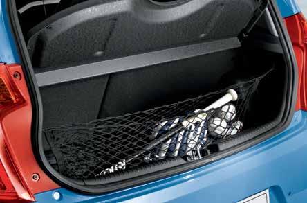 Passenger seat storage net (dr + 5dr) Practical net to prevent small things from rolling around and to keep them attached to the
