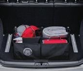 Cargo Tote (1) Features the FIAT logo, carry handles, skid-resistant rubber bottom, snap-in dividers for modular storage