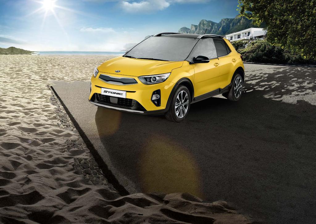 COMFORT MERCHANDISING Lead a life of leisure Make the Kia Stonic driving experience that much more enjoyable for your