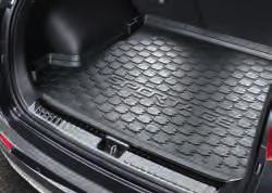 F1143ADE00 (LHD) 3. Textile floor mats, premium Tailor-made to fit the foot-wells perfectly, these luxurious thick velour mats are held in place with standard fixing points and antislip backing.
