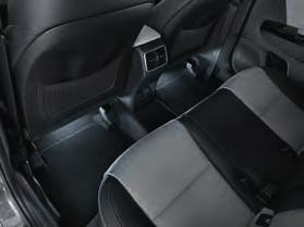 LED footwell illumination Concealed floor illumination for the foot space.