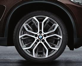 " BMW M Performance light alloy wheels Double-spoke M Bicolor Ferric Grey Cast.