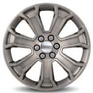 10 X X 22 Inch Wheel - 7-Spoke Silver (CK163) - SF1 Personalize your Yukon with these 22-Inch Silver Accessory Wheels, validated to GM specifications. Use only GMapproved tire and wheel combinations.