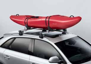 00 Kayak holder. Specially developed to enable the transportation of a 1-person kayak weighing up to 25kg. Must be used in conjunction with the roof bars n 4F0071127 69.25 83.