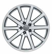 Sport and design Audi alloy wheels A set of alloy wheels can dramatically affect