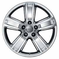 5J 10-spoke design alloy wheel, Silver, Part number: 8R0071490A8Z8 20 x 8.