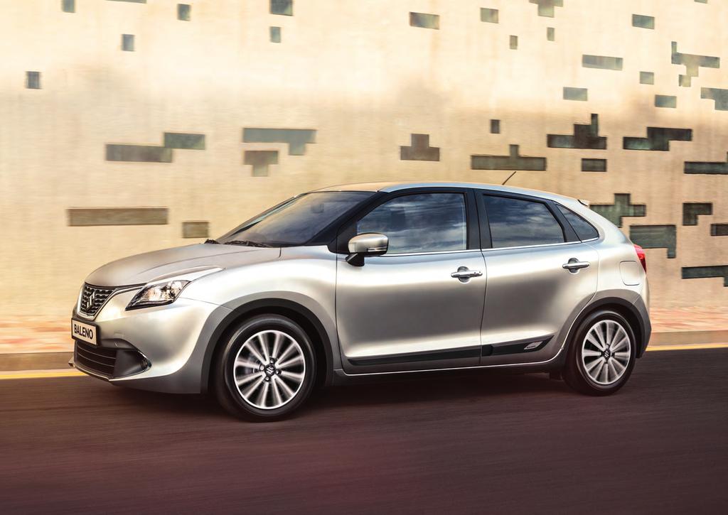 ENHANCEYOUREXPERIENCE CHECK OUT THE FULL RANGE OF BALENO ACCESSORIES Some images in this brochure may feature cars in non-uk colours and fitted with special