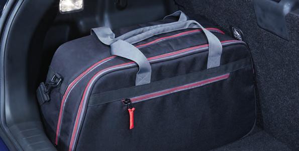 Use for waste or storage. Waterproof. Black with red detailing. Part No. 990F0-MLTR2 23.