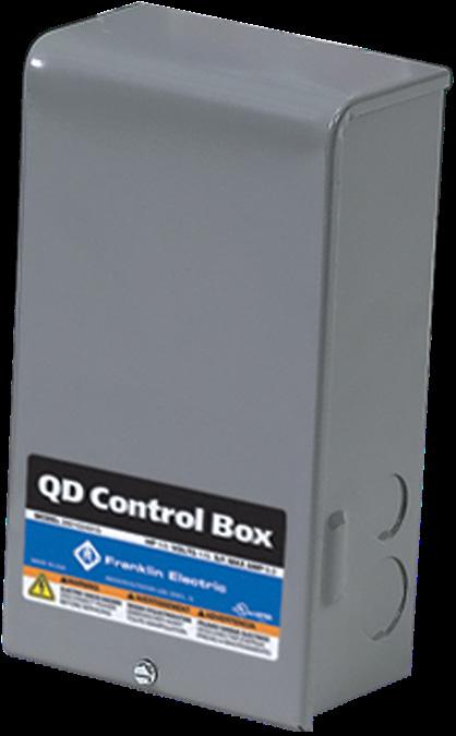 CONTROLS - QUICK DISCONNECT (QD) & CAPACITOR RUN CONTROL (CRC) CONTROL BOXES SPECIFICATIONS Bottom Knockout: Two 0.88" knockouts and one 1.31" knockout Side Knockout: One 0.88" knockout and one 1.