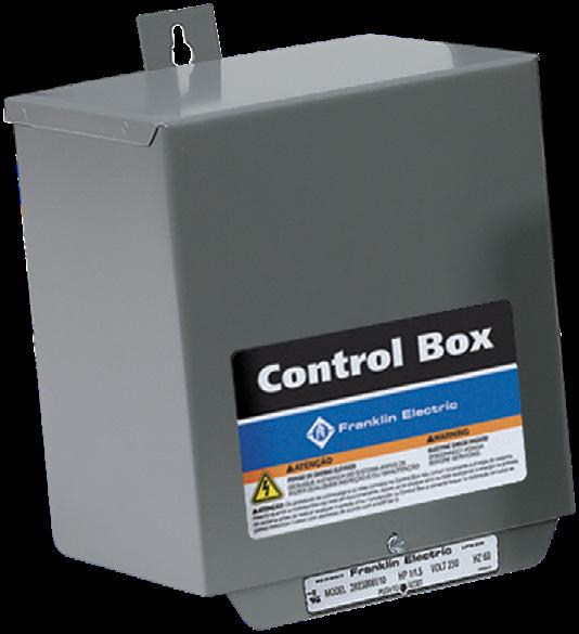 CONTROLS - STANDARD & DELUXE CONTROL BOXES SPECIFICATIONS Knockouts: Two 1.31" diameter holes for 1" conduit connection; One 1.75" knockout for 1.