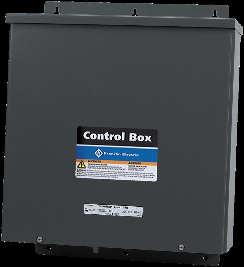 CONTROLS - EXTRA LARGE DELUXE (D-XL) CONTROL BOXES SPECIFICATIONS Bottom Knockouts: Two knockouts for 0.75" conduit, and two for 1.