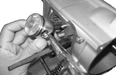 1 & Fig 3.5.2 Fig 3.5.1 Mark Second ring Separating ring Side track Top ring Oil ring Adjust piston rings to ensure the rings end gap uniformly distributed at 120º Fig 3.5.2 1 Fig 3.5.3 Apply engine oil to small end of connecting rod.
