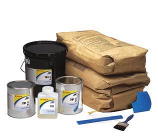 Chesterton Core Products Catalog ARC PROTECTIVE COATINGS RESURFACING COATINGS FOR CONCRETE ARC 791 100% Solids, Novolac Resin Blend, Trowel-Applied,