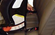 In booster mode, this child seat can be positioned to the vehicle seat using LATCH.