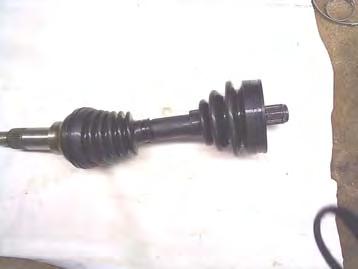 shaft with the Mini cv joint assembly