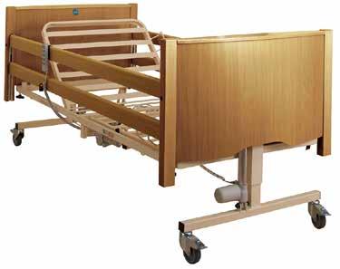 Bradshaw nursing care bed Electrically operated profiling bed for Nursing, Residential Care and Community Use Electrically operated variable height for ease of client access and to ease the work of