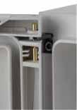 jets. The steel frame allows to easily mount modular devices and trunking, and to comfortably wire