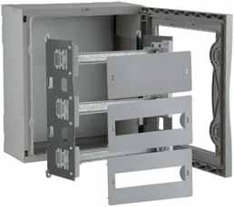 TAIS CUBE series Automation and distribution boards Thermosetting (GRP) heavy duty Set of brackets for wall mounting Pair of accessories for pole mounting N.