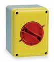 CAM-SZ series Isolator switches in insulating material for wall mounting Thermoplastic standard uses Conformity to standards Material IEC/EN 60947-3 Technopolymer Isolator switches for emergency, in