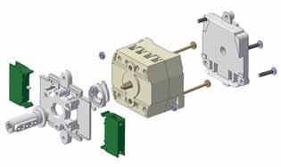 CAM-SZ series Isolator switches in insulating material for wall mounting Thermoplastic standard uses Auxiliary contacts for switches up to 32A Auxiliary contacts for isolator switches from 63A to