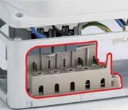 PRIMA series Compact horizontal interlocked sockets Thermoplastic standard uses