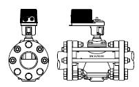 Valves are not compatible with slip on flanges. 4. All other sizes: 8 holes flanges require (8) 5/8" X 2-3/4 bolts and (4) 5/8 X 12-1/2 studs.