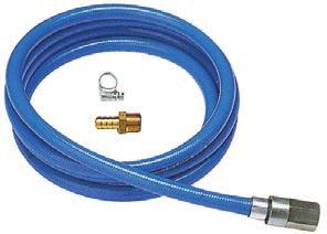 Eliminates problems with coiled hose. Exclusive 18 month warranty - See Pg. 28.