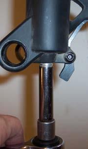 7) Use a 10mm deep socket to completely