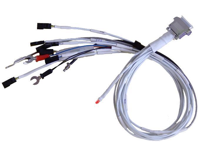 9. Serial communication cable (to a computer) 10.