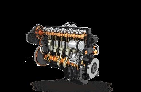 A factory-installed engine-braking option is available on all 12.9-liter engine models 517 682 peak horsepower at 1,900 engine rpm 234 269 peak horsepower at 1,900 engine rpm 12.9-L, 8.7-L and 6.