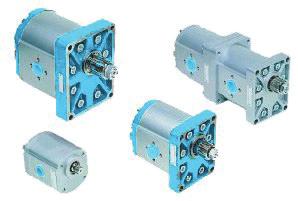 Hydraulic Gear Pumps 1-2 - 3-4 Group Engineering Product - High efficiency - European Standard, SAE, DIN flanges - Aluminium and Cast-Iron flanges - Multiple pump - Long life Gear Pump Displacement