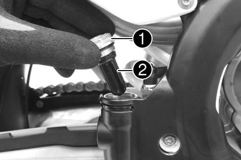 13 BRAKE SYSTEM 80 Never use DOT 5 brake fluid. It is silicone-based and purple in color. Oil seals and brake lines are not designed for DOT 5 brake fluid.