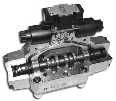 CUTAWAY MODELS D08 Directional Control Valve P/N: HC-DCV-08-CM Let students see exactly how the oil flows within a two-stage D08 size