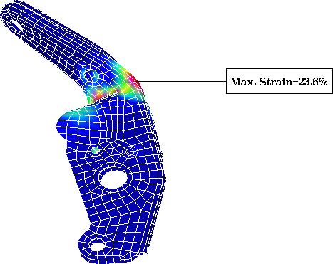 FEA Setup The static loading condition mentioned above was simulated using LS-DYNA by loading the seat quasi-statically. The applied load was attained in 60ms and was held for 10ms.