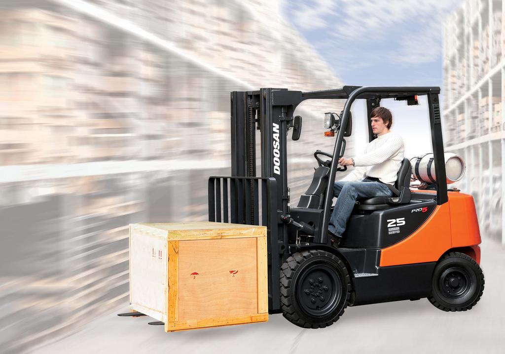edesigned...from The Ground Up! Doosan s Outstanding eputation for Durable, Dependable and Operator Friendly forklifts is Further Enhanced with Our New 1,kg to 3,kg eart-of-the-line Pro 5 Series.