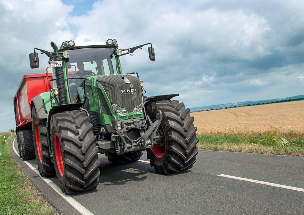 60 20 The Fendt 800 Vario for transport 2 Drive faster and safer Speed and flexibility are a must for transport work exactly the right thing for the new