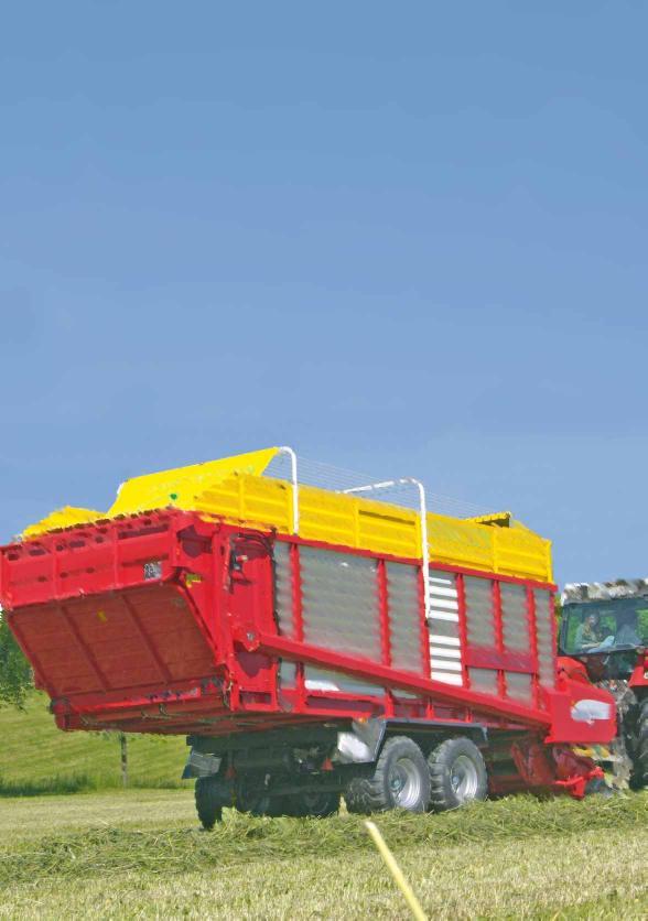 Drawbar Systems The silage trailers can be fitted with a