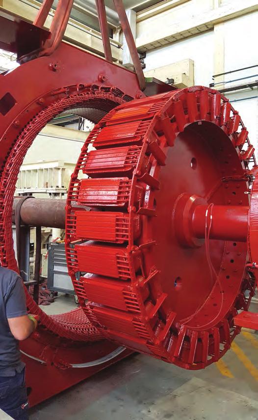 ROTATING MACHINES Repair/Maintenance of LV, MV Electric Motors and Alternators Manufacture of coils in ResinRich or VPI system Low and medium voltage winding Repair and/or execution of rotor coils of