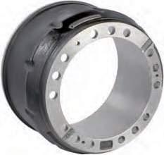 Drum brake 127 Brake drum Installation location front axle Inner 410 mm Hole circle 335 mm Number of holes 10 suitable for Height Order no. Comparative no.